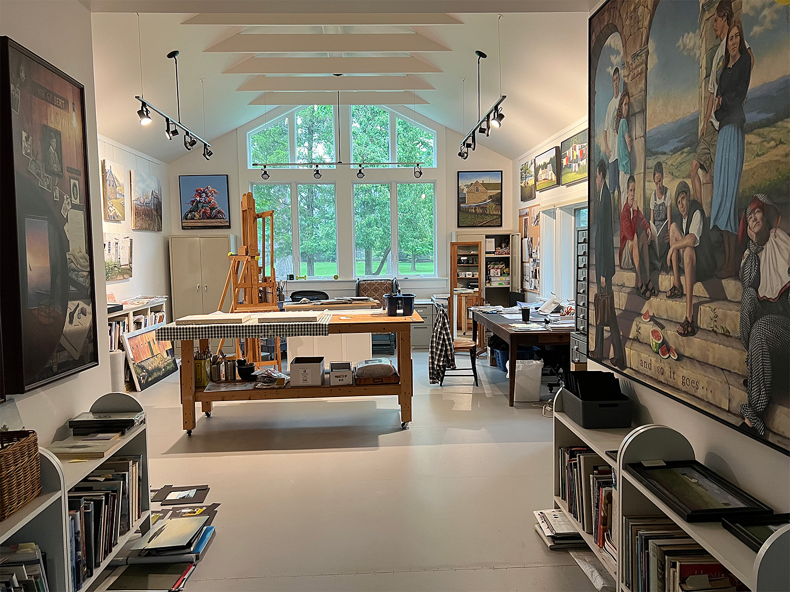 Photo of Christine Henehan's studio